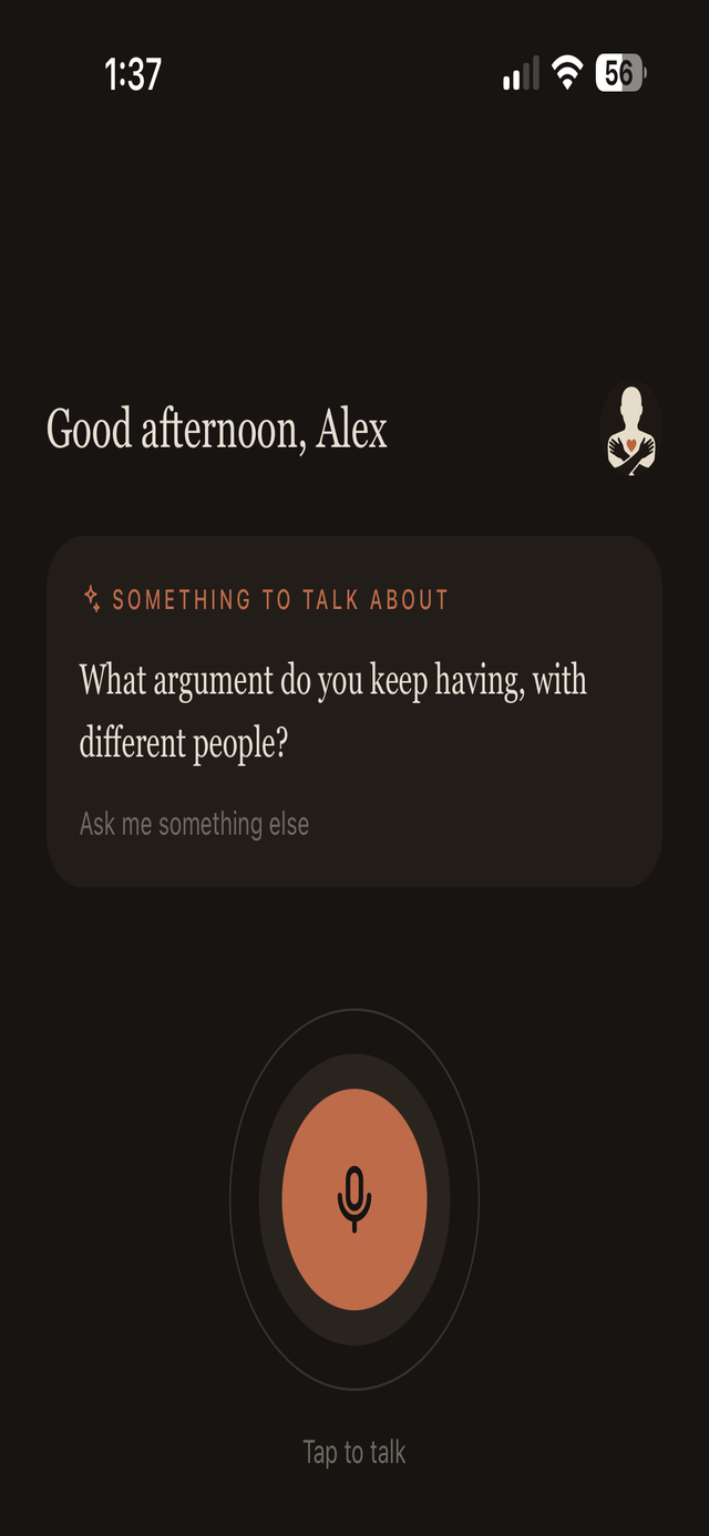 One question to start